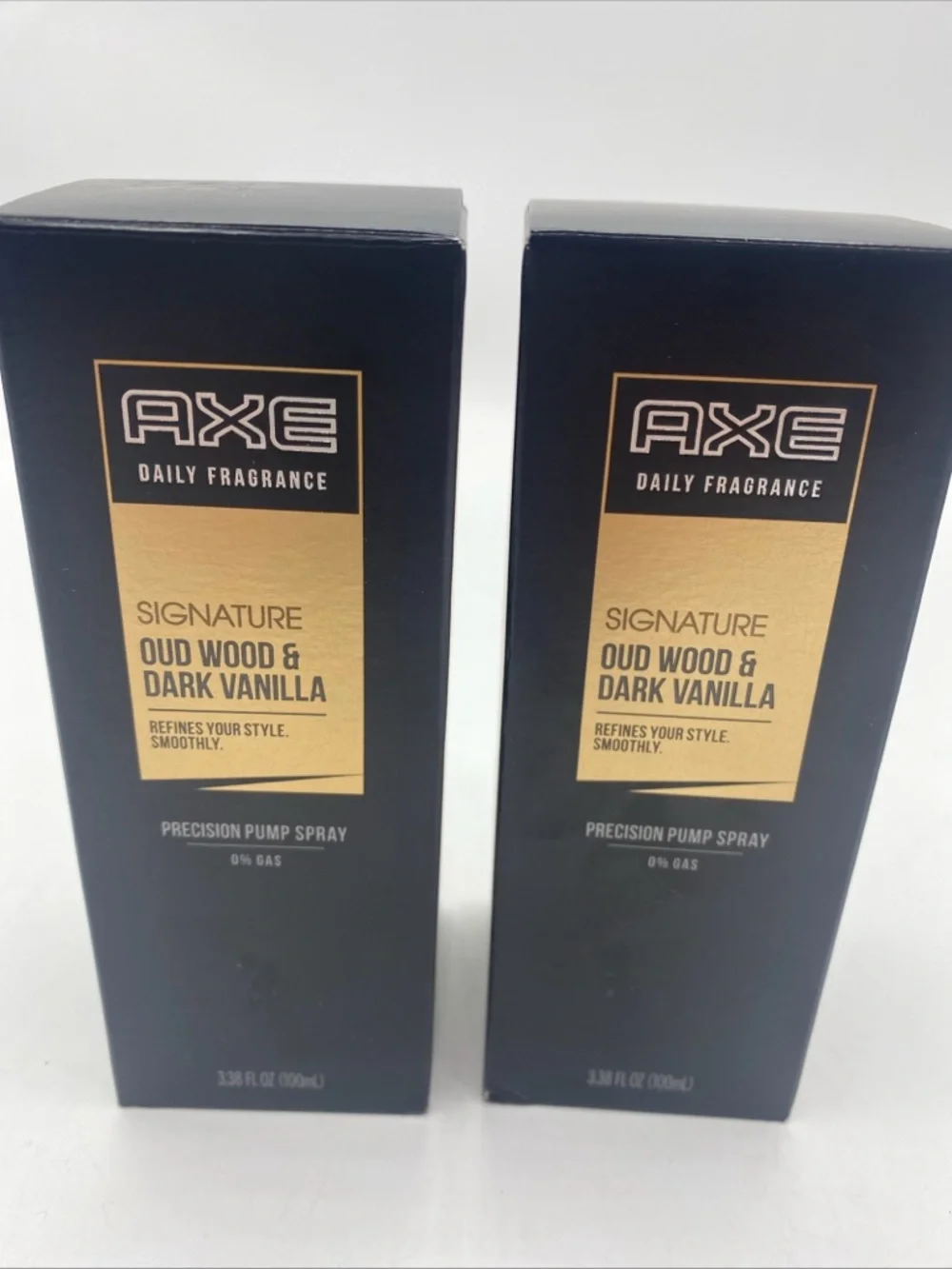 AXE Men's Signature Oud Wood & Dark Vanilla 3.38oz Daily Fragrance 2ps